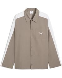 PUMA - T7 Relaxed Overshirt - Lyst