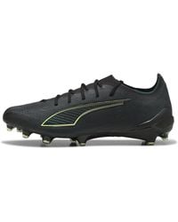 PUMA - Botas De Fútbol Ultra 6 Ultimate Ag Calzado, Negro/Fizzy Light/Verde Terrain - Lyst