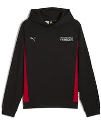 PUMA - Sudadera Con Capucha Scuderia Ferrari Lifestyle Para Hombre, Motorsport, Negro - Lyst