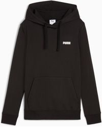 PUMA - Essentials Small Logo Hoodie Voor - Lyst