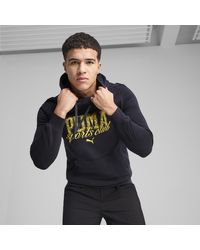 PUMA - Felpa Con Cappuccio Class Da Uomo - Lyst