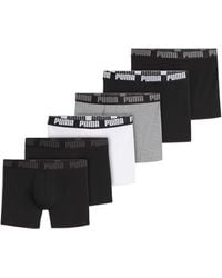 PUMA - Boxershorts Voor Zwart/Grijs/Wit, Maat - Lyst
