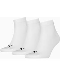 PUMA - Soft Cotton Quarter Socks Pack - Lyst