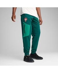 PUMA - Portugal Tech Woven Track Pants Lagoon/Botanic - Lyst