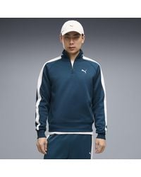PUMA - Chaqueta De Chándal T7 Always On Con Cuello Con Cremallera Para Hombre, Ropa, Azul - Lyst