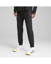 PUMA - Cloudspun Hardloopbroek Met Taps Toelopende Pijpen Voor - Lyst