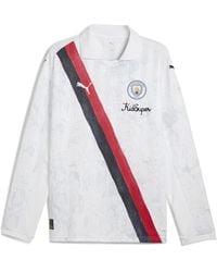 PUMA - Kidsuper X Manchester City Retro Shirt Voor Zwart/Wit, Maat - Lyst