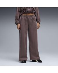 PUMA - Pantaloni Da Tuta A Vita Bassa T7 Da Donna, Accessori, Viola - Lyst