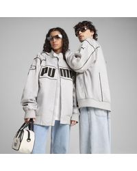 PUMA - Relaxed Racer Jacket Glacial - Lyst