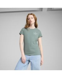 PUMA - Ess Script T-Shirt Maat - Lyst