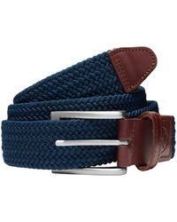 PUMA - Cintura Da Golf Intrecciata Weave Da Uomo, Accessori, Deep - Lyst