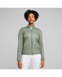 PUMA - Frost Golf Quilted Jacket - Lyst