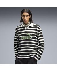 PUMA - Elevated Essentials Relaxed Rugby Polo Shirt - Lyst