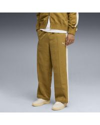 PUMA - Pantaloni Sportivi The Neverworn V T7 Da Uomo, Abbigliamento, Honey Butter/Aop - Lyst