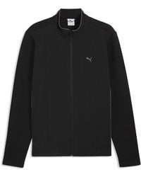 PUMA - Cloudspun Fleece Hybrid Golf Jacket - Lyst
