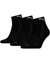 PUMA - Quarter Socks (3 Pack) - Lyst