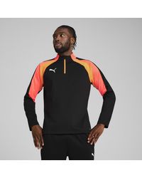 PUMA - T-Shirt individualLIGA Top mit viertellangem Reißverschluss - Lyst