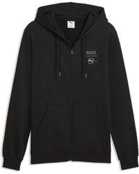 PUMA - Class Graphic Full-Zip Fleece Hoodie - Lyst