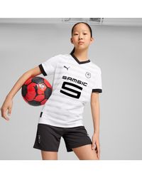 PUMA - Stade Rennais F.C. 24/25 Uitshirt, Wit/Zwart - Lyst