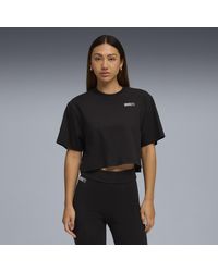PUMA - T-Shirt X Rosé Da Donna, Abbigliamento, Nero - Lyst