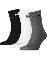 PUMA - Short Crew Socks (3-Pack) - Lyst