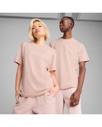 PUMA - Essentials Elevated Uniseks T-Shirt Voor - Lyst