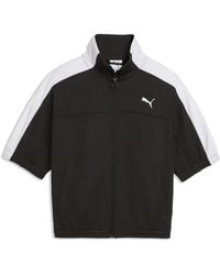 PUMA - T7 Short Sleeve Track Jacket - Lyst