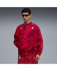 PUMA - Veste T7 20 Years Of Rouge Scuderia Ferrari Hp - Lyst