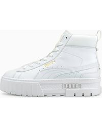 Puma Donna Scarpe da ginnastica Sneakers Alte Deva Boot White Marshmal –  LOUNGE SHOP