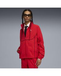 PUMA - Tech Trainingsjack Voor Zwart/Rood, Maat - Lyst