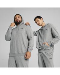 PUMA - Sudadera Con Capucha Essentials Small Con Logo N.º 1 Para Hombre, Ropa, Medium Gris Heather - Lyst