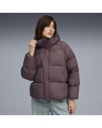 PUMA - Daunen-Pufferjacke Mit Kapuze Damen, Kleidung - Lyst