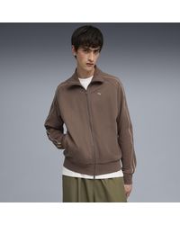 PUMA - T7 Herren Trainingsjacke, Kleidung, Flat Bronze - Lyst
