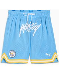 PUMA - Hoops X Manchester City Basketball Shorts - Lyst