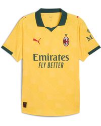 PUMA - Ac Milan 25/26 Authentic Ausweichtrikot Herren, Sport, Sunny/Dark Myrtle - Lyst