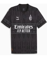 PUMA - Camiseta de Fútbol Auténtica AC Milan x Pleasures - Lyst