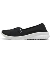 PUMA - Adelina 2 Sneakers Voor Zwart/Grijs/Zilver, Maat 35,5 - Lyst