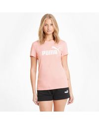 PUMA - Essentials Logo T-Shirt Voor - Lyst