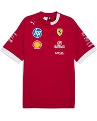 PUMA - Scuderia Ferrari 2025 Drivers T-Shirt - Lyst