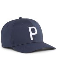 PUMA - Cappellino Da Golf Heritage P Tech Da Uomo, Accessori, Deep/Bianco Glow - Lyst