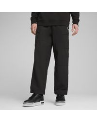 PUMA - Wardrobe Essentials Relaxed Cargo Pants - Lyst