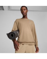 PUMA - Studio Foundation Top Met Ronde Hals - Lyst