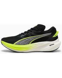 PUMA - Deviate Nitroâ 3 Hardloopschoenen Voor Zwart/Geel, Maat 35,5 - Lyst