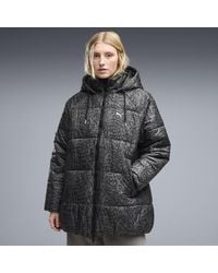 PUMA - Giacca Imbottita Style Dal Taglio Morbido Da Donna, Abbigliamento, Nero - Lyst
