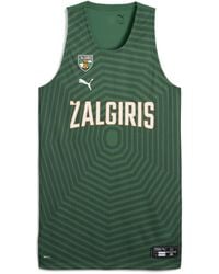PUMA - Bc Zalgiris Kaunas Pro Thuis-Basketbalshirt Voor Maat - Lyst