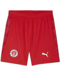 PUMA - Fc St. Pauli 25/26 Shorts Herren, Sport, Burnt/Weiß - Lyst