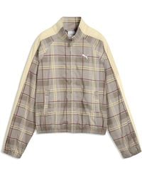 PUMA - T7 Relaxed Tartan Jacket - Lyst