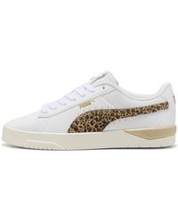 PUMA - Zapatillas Jada Classic Animal Flair Para Mujer, Calzado, Blanco/Dorado/Exotic Rojo - Lyst