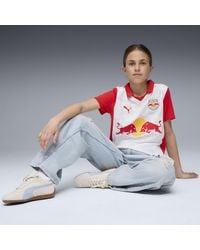 PUMA - Camiseta Fc Rojo Bull Salzburg 1.ª Equipación 25/26 Juvenil, Ropa, Blanco/Rojo - Lyst