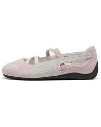 PUMA - Scarpe Speedcat Ballet Suede Da Donna, Rosa/Bianco/Altro - Lyst